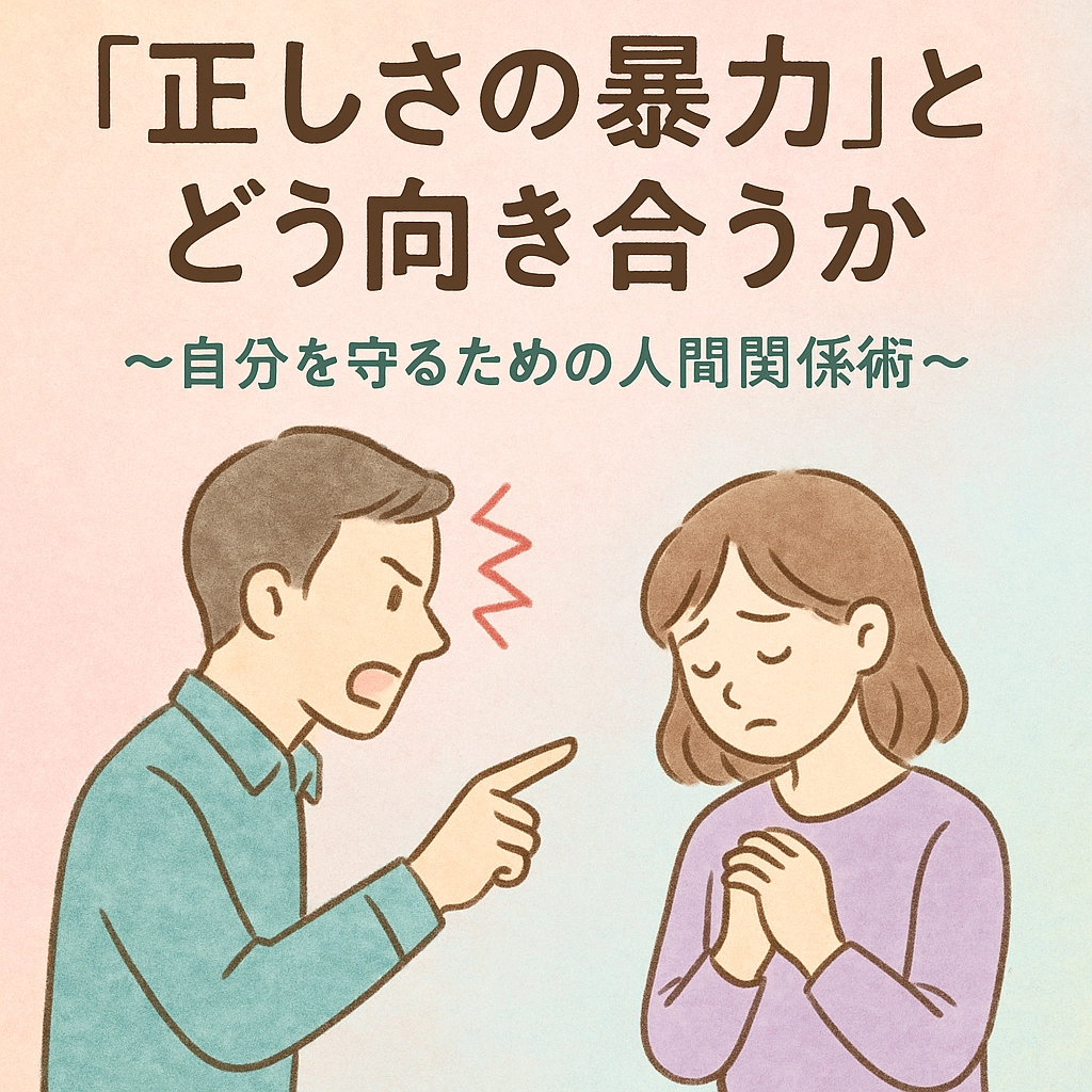 【第3回】「正論マウント」への対処法〜心をすり減らさないために〜