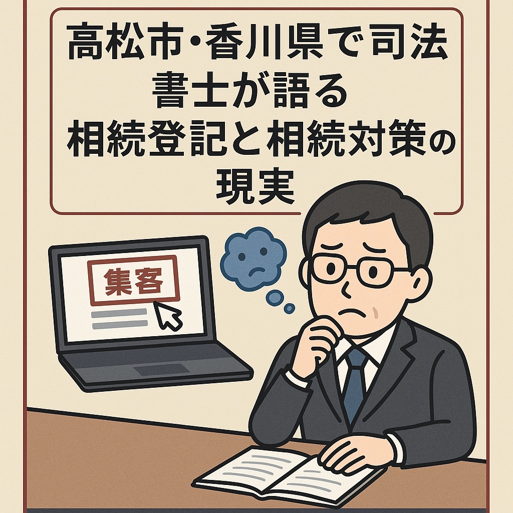 （集客）ネット集客と不当誘致のリスク──高松市・香川県で司法書士が語る相続登記と相続対策の現実