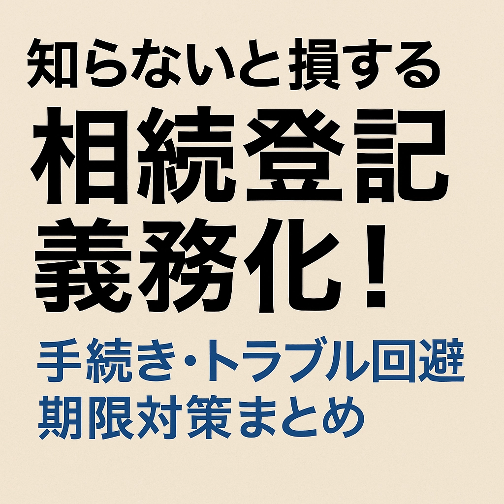 （第5回）期限切れで過料！？相続登記の申請が遅れたときのリスクと対処法